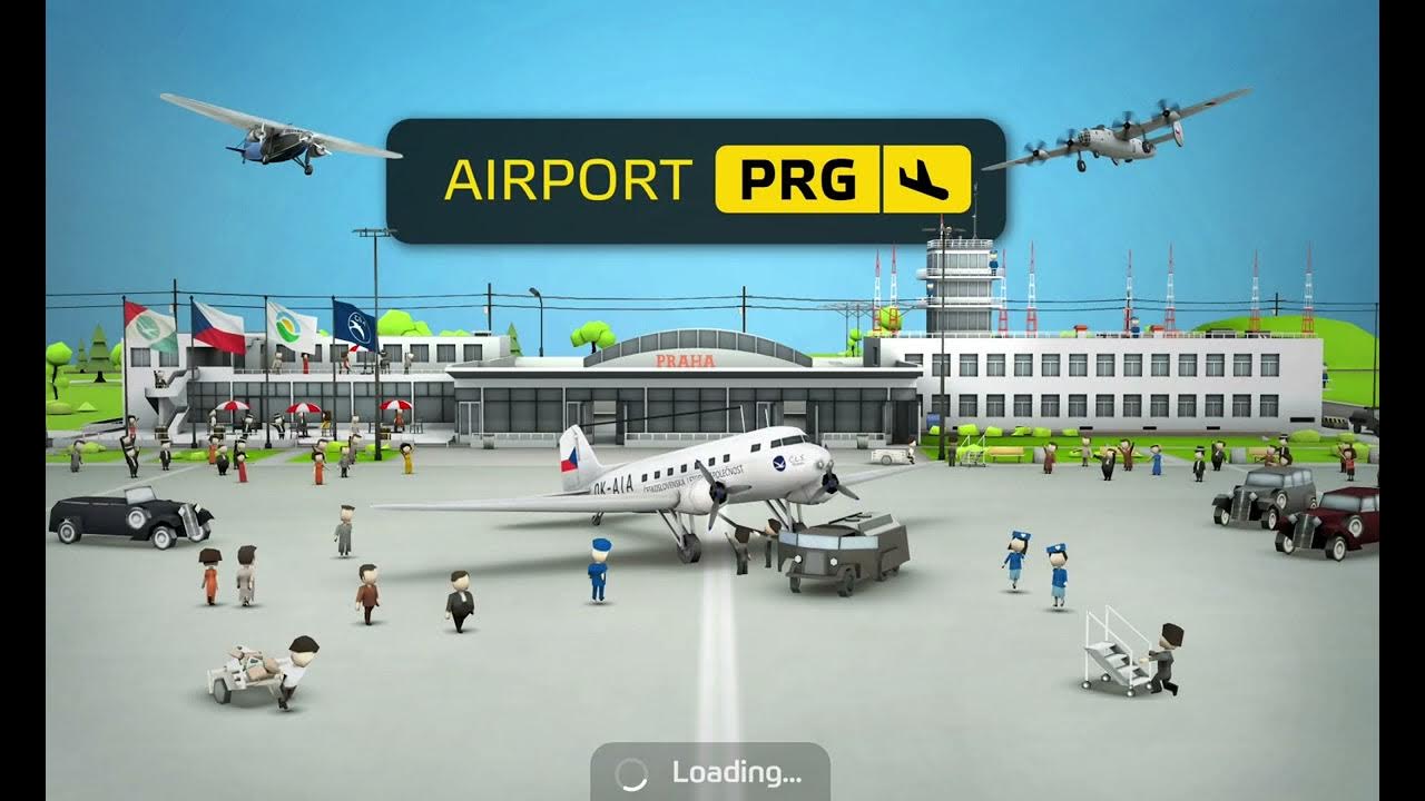 обзор и прохождение игры Airport PRG - YouTube