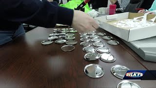 LMPD families create badge to honor fallen officer