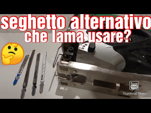 VEVOR VEVOR Seghetto Alternativo a Filo 800W con Posizionamento Laser per  Taglio Curvo per Legno Metallo, Seghetto Alternativo Corrente a Vuoto 2,5  A-3,5 A, Kit di Seghetto Alternativo 6 Velocità Regolabili