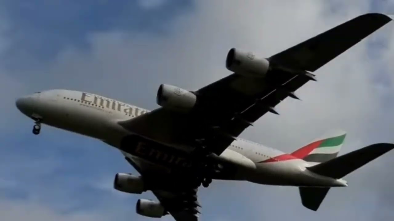 @aviation321-h3x.  Birmingham Airport fly emirates airbus smooth landing #emirates #flyemirates 