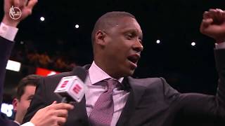 Masai Ujiri Reacts To Toronto Raptors' First NBA Championship
