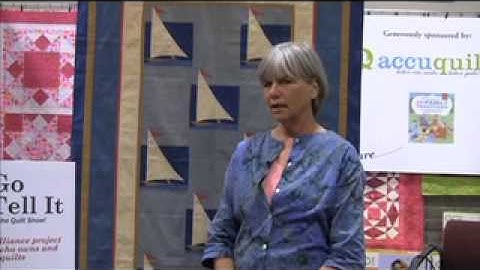 Go Tell It at the Quilt Show! interview with Merikay Waldvogel