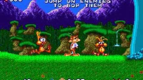Bubsy in Claws Encounters of the Furred Kind SNES Gameplay