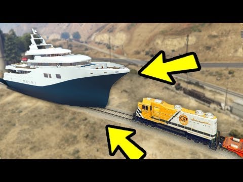 გემი vs მატარებელი რომელი უფრო ძლიერია ? - GTA 5 ქართულად