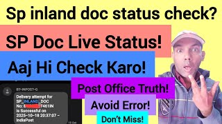 Sp inland doc status check? | Post Office Tracking ka Full Process