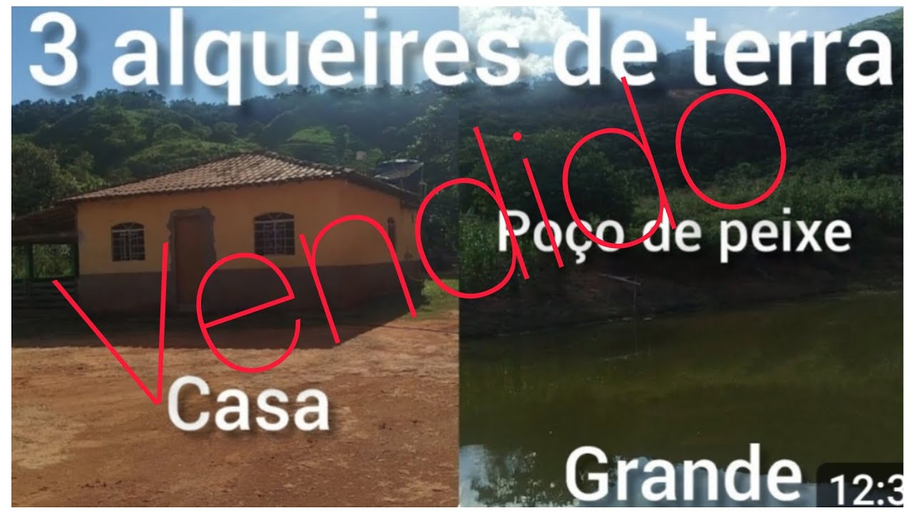 Três alqueires de terra a um quilômetro da  br.(A VENDA)