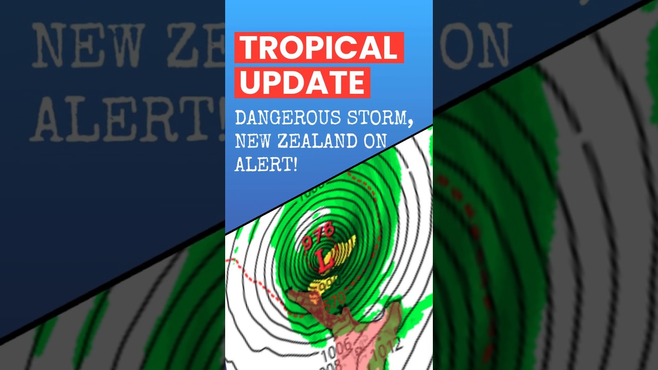 Ex Cyclone Vaianu Dangerous & Historic Impact in New Zealand Expected... #weather #cyclone #forecast