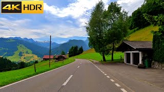 1 Hour of Swiss Alps Drive | Driving from Interlaken to Gstaad and Saanen in Switzerland [4K HDR]