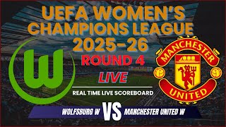 Wolfsburg vs Manchester United Live Scores | 2025-26 UEFA Women’s Champions League Round 4