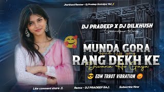 MUNDA GORA RANG DEKH KE !! EDM TRROT VIBRATION BASS | HINDI DJ SONG MIX-DJ PRADEEP X DJ DILKHUSH RAJ