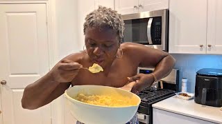 Homemade Macaroni & Cheese | Smoothered Cabbage W/Smoked Turkey | Fried Lemon Pepper Chicken Wings