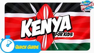 Kenya for Kids. Facts and fun about Kenya in Africa from Professor Propeller