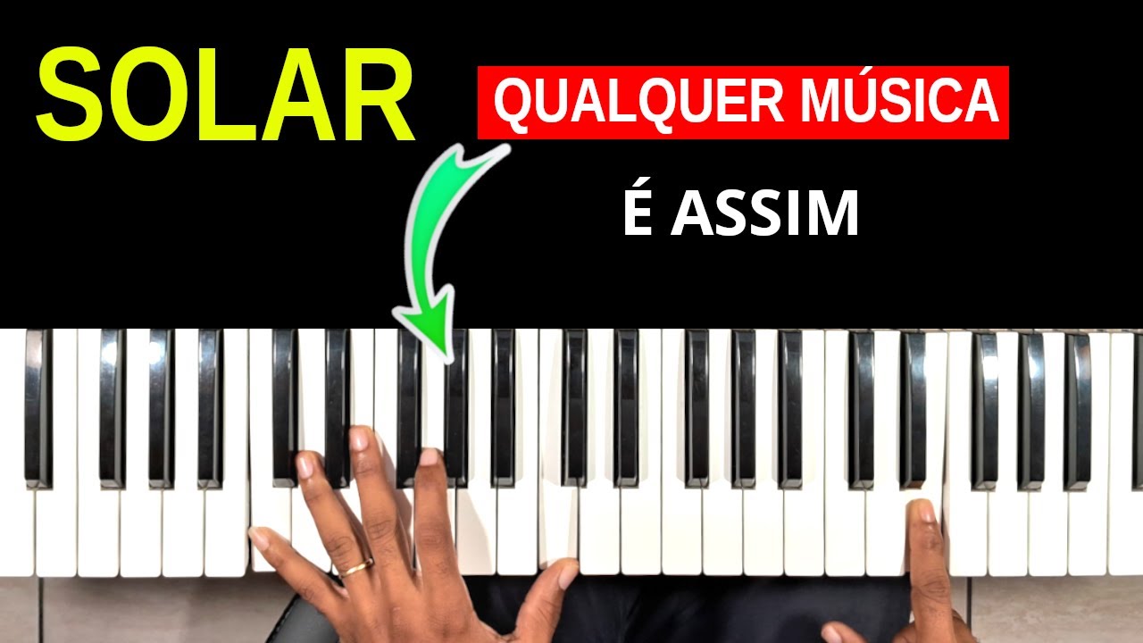 Aprenda a SOLAR qualquer MÚSICA no TECLADO - Aula Fácil