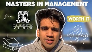 Masters of Management at University of Melbourne “Worth it” | Shaurya Bansal