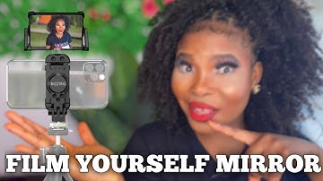 Step Up Your Self-filming Game Using Selfie Mirror To Monitor Unbelievable