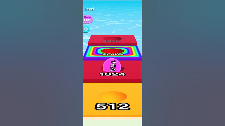 2048 | 2048 | Ball Run 2048 Level1000 Crossed (Ball Run 2048 Max Level) #cutiepie22yt #devagamezone