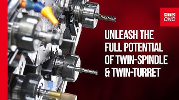 Twin-spindle twin-turret machine that runs all night!