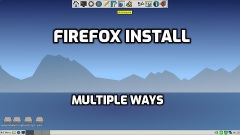 multiple ways to install Firefox in puppylinux