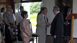 Investiture ceremony - His Lordship Anthony Gates Acting President & Desmond Yu Tai Lee