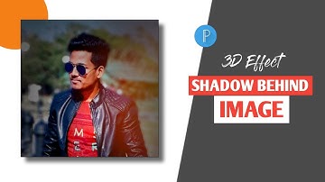 Draw Shadow Behind The Image || How To Drop Shadow 3D Effect - Pixellab Tutorial  [Within 1 Minute]