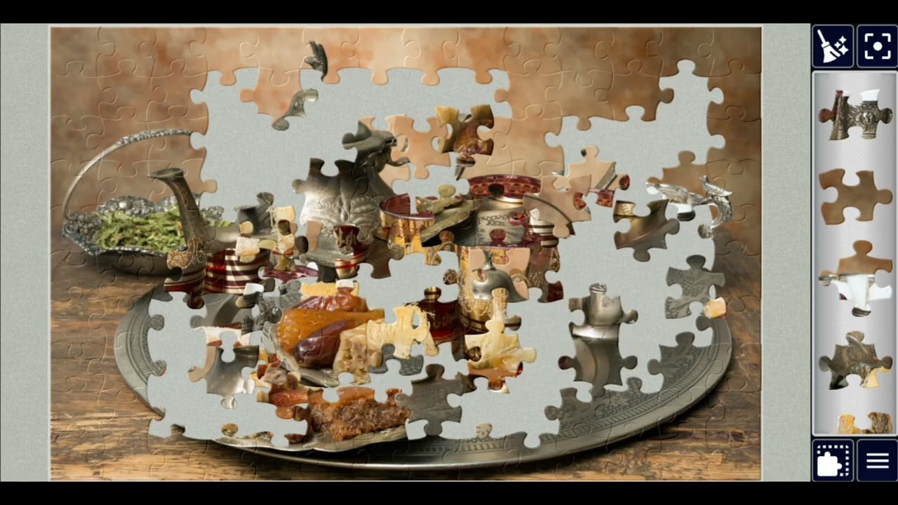 Traditional Moroccan Tea and Sweets🥰💞🎉jigsawpuzzle🧩🧩//#viralvideo #videos @jigsawpuzzle667 