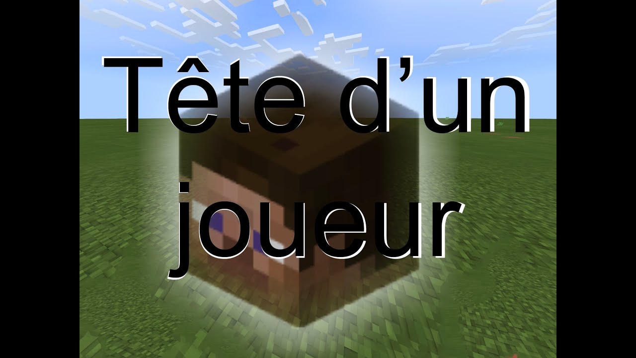 Se donner une tête de joueur dans Minecraft java édition - YouTube