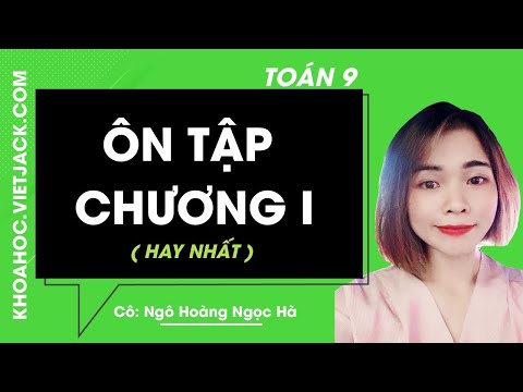 Video Toán học 9 - Ôn tập chương I hình học - Cô Ngô Hoàng... - YouTube