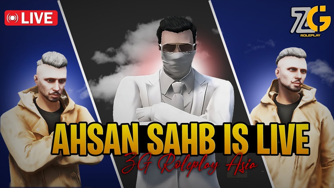 🔴 Day 2 IN ZG Rp | AhsanSahbisLive 😃| ZG RolePlay Asia #roleplay #gtarp ...