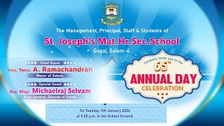 St.Joseph Mat.Hi.Sec School 65 Annual day Celebration 9th January 2024-2025 screenshot 3