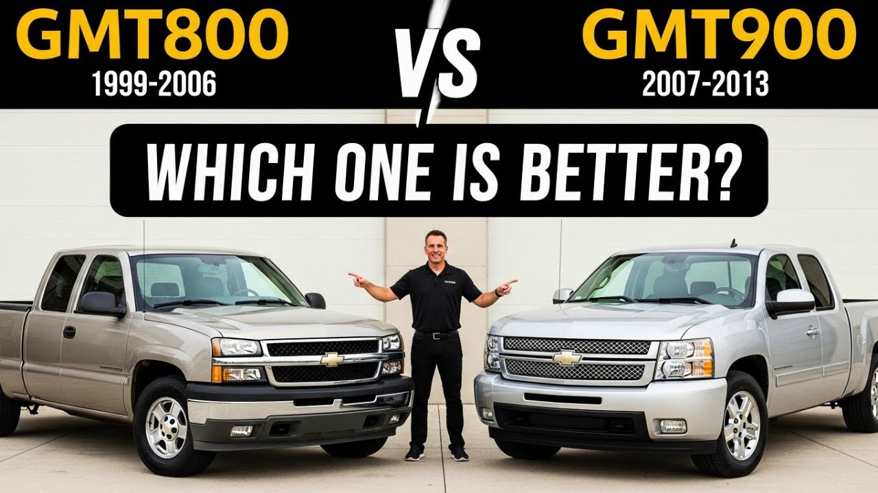 GMT800 vs GMT900 Silverado SS bumper installation comparison diagram