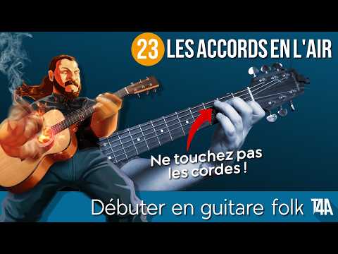 Air chords: the ultimate exercise for playing chord progressions - Beginners in folk guitar Lesso...