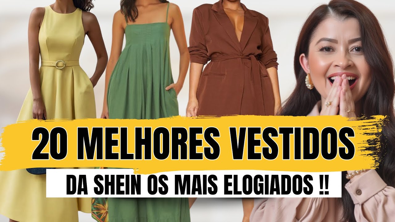 20 MELHORES vestidos da SHEIN os mais ELOGIADOS I Lê Oliveira cruz