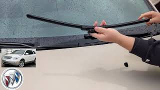 How to Replace Windshield WIPER Blades Buick Enclave 2008 -2011 (Change Remove 2009 2010 Install)