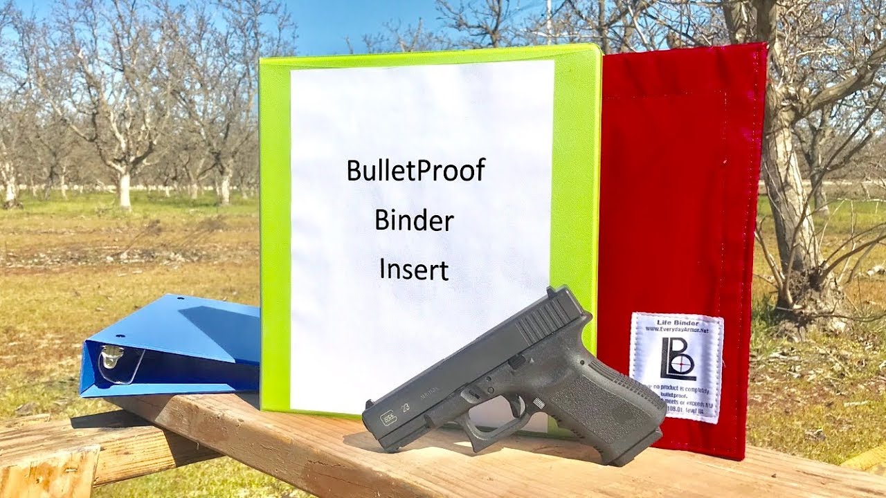 Bulletproof Binder insert YouTube