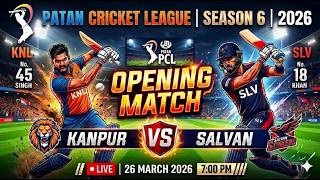 League Match | PCL SEASON 6 | Kanpur VS Salvan | PCL 2026 | Tournament Patan Unnao 2026 screenshot 2