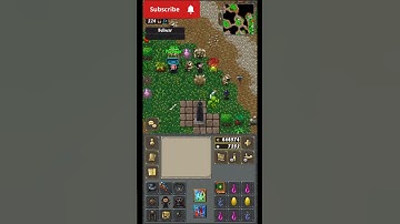 TibiaME - LVL UP 225 Double xp WIZ JARARACA W1 #games #tibiawolrd #tibia #rpg #mmorpg #gameplay
