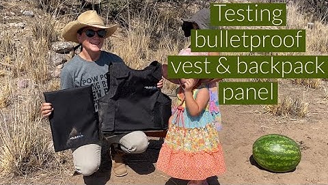 BulletSafe Bulletproof Vest & Backpack Panel Review - Stabbing, Shooting & Arrow