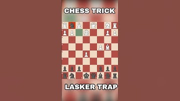 LASKER TRAP: CRUSH YOUR OPPONENT FAST! ♟️🔥#chesstraps  #chess