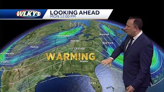 Drier on Thursday with just spotty showers