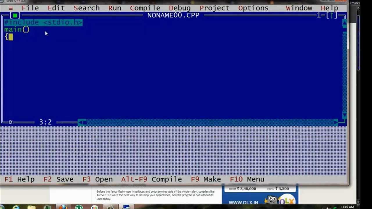 c programming tutorial 1- hello world - YouTube