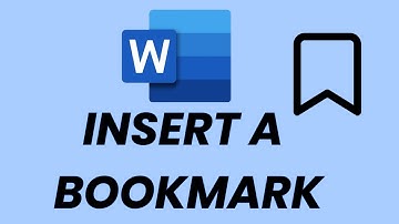 How To Insert a Bookmark In Microsoft Word
