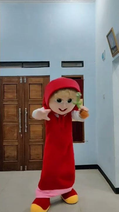 Badut Masha Main Kaktus Joget #shorts #badut