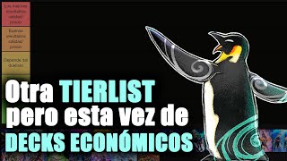 TIERLIST de MAZOS ECONÓMICOS FEBRERO 2024