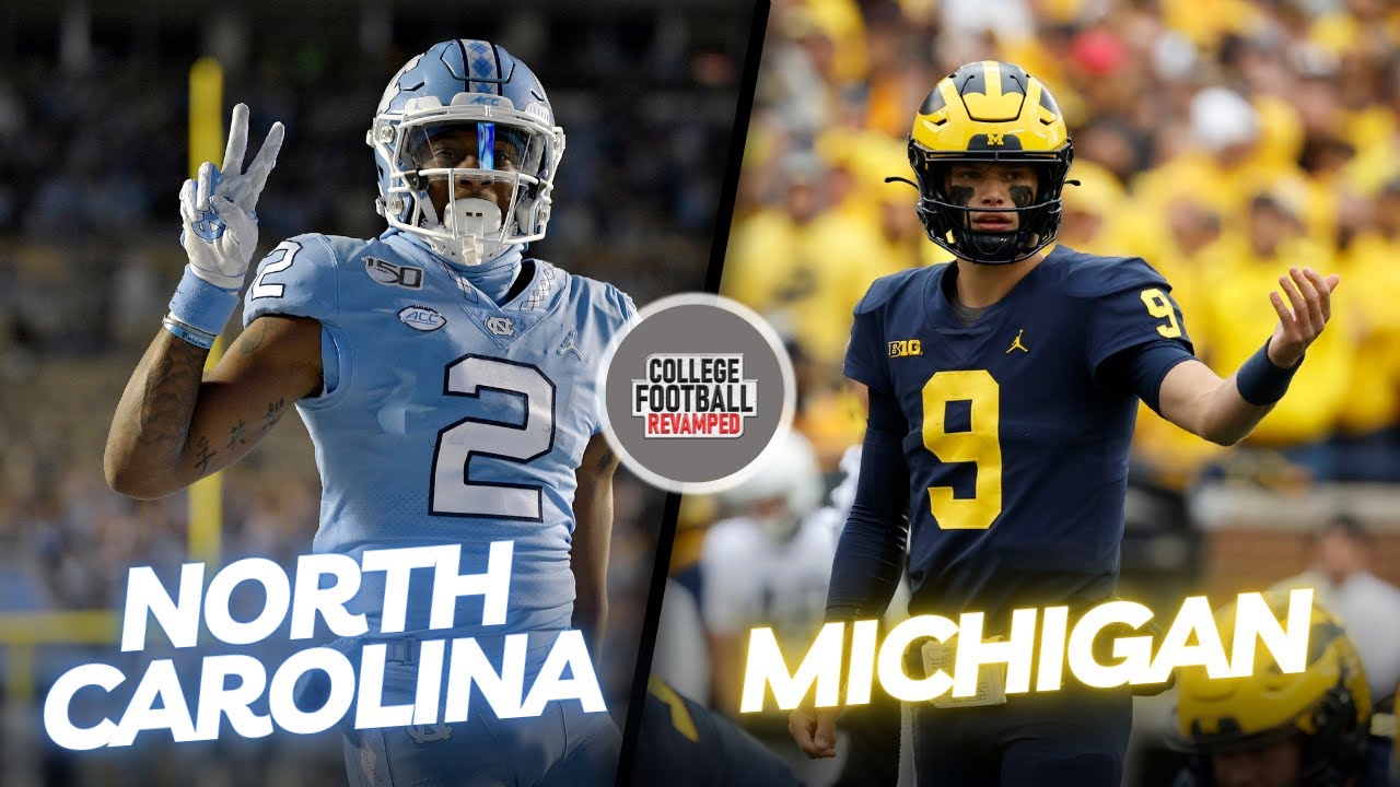 North Carolina vs Michigan College Football Revamped YouTube