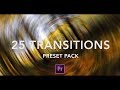 25種類のトランジションパック❶ | For PremiereProプリセット『サムコルダースタイル』