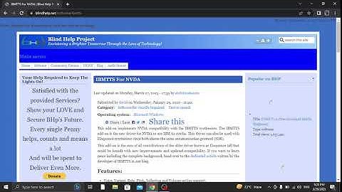 How to download ibm tts 2023 1, full download what is ibm tts!!! latest  NVDA add on 🔥🔥🔥