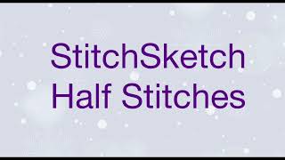 Half Stitches in StitchSketch screenshot 5