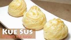 Cara Membuat Resep Kue Sus isi Cream Fla Susu Homemade | Dapur Sekilas Info - Durasi: 12.10. 