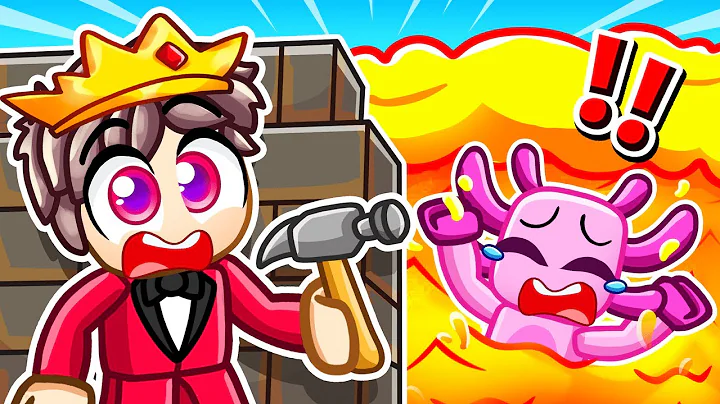 Build to Survive MAX LEVEL VOLCANO in Roblox!