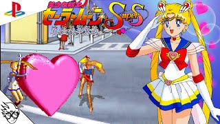 Bishoujo Senshi Sailor Moon SuperS: Shin Shuyaku Soudatsusen (PS1/1996) - Sailor Moon [Playthrough]